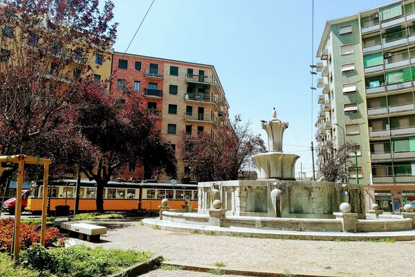 Piazza Giovanni Bausan in Bovisa Milan