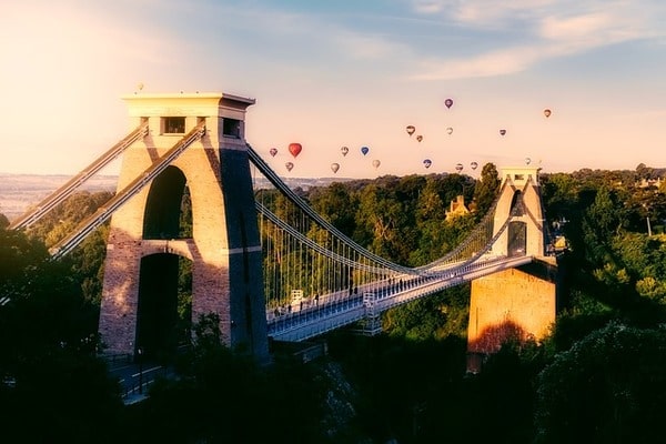 Air balloon festival in Bristol